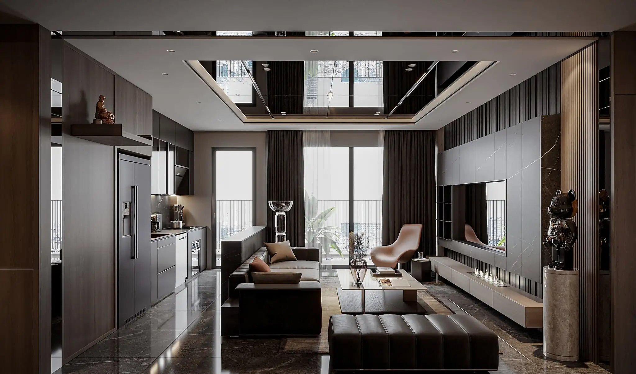 Không gian căn hộ Tara Maison phục vụ việc cân nhắc nơi ở và sinh hoạt
